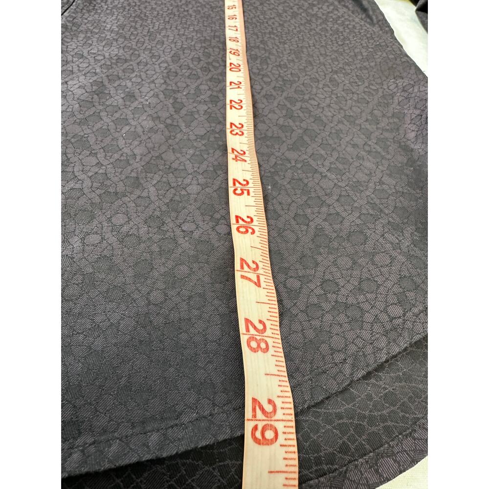 Robert Graham Mens L Button Up Shirt Flip Cuff Mask Print Classic Fit - Picture 8 of 12